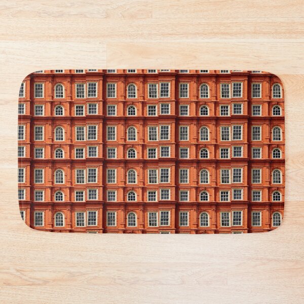 Item preview,  Red brick house. Windows art designed and sold by TurboCrazy.