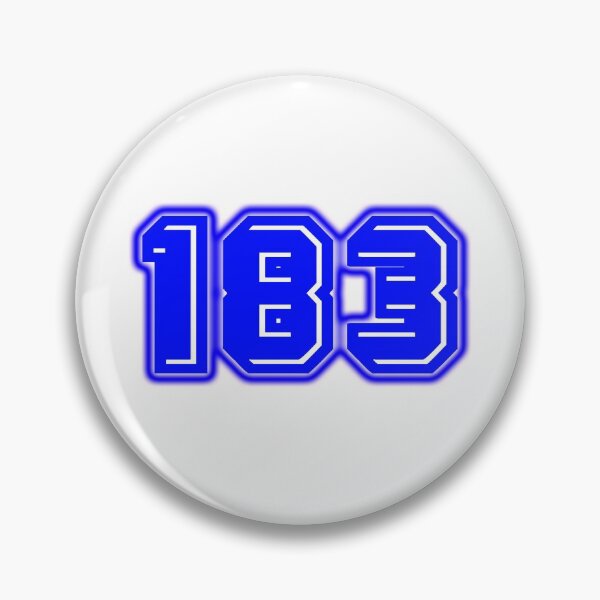 Item preview, Blue Number 183 designed and sold by sport-blue.