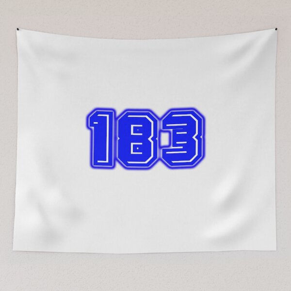 Item preview, Blue Number 183 designed and sold by sport-blue.