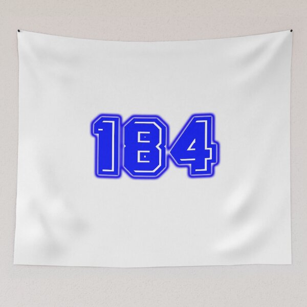 Item preview, Blue Number 184 designed and sold by sport-blue.
