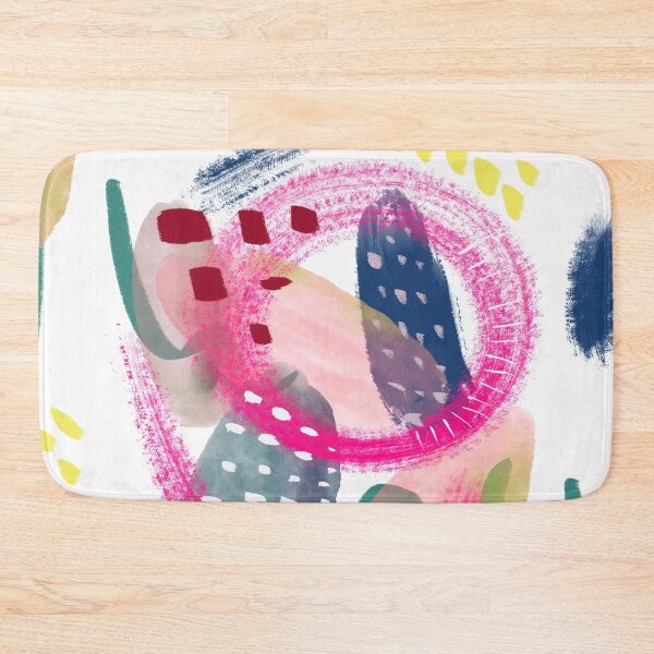 Item preview, Abstract pink and blue design designed and sold by orangerinka.