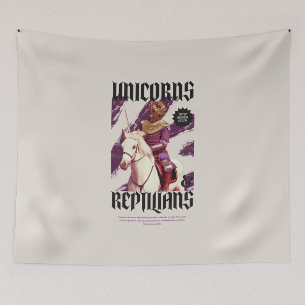 Item preview, UNICORNS REPTILIANS designed and sold by AladdinMktgs.