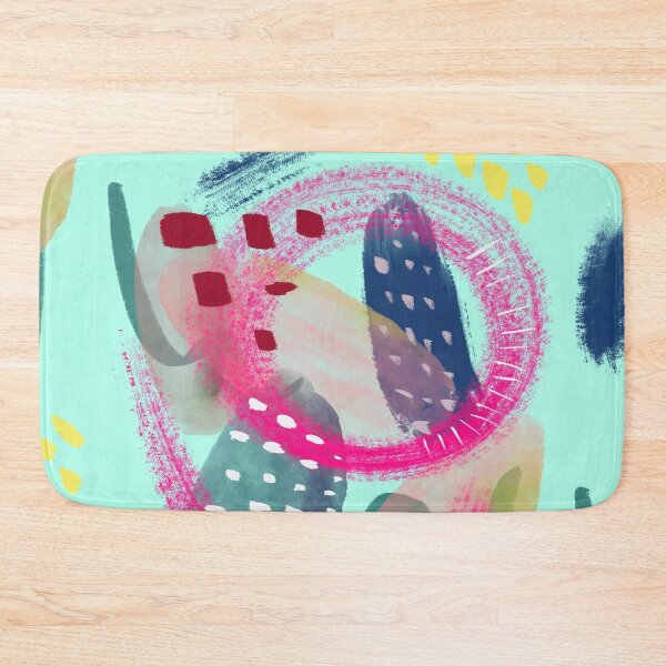 Item preview, Abstract pink and blue design II designed and sold by orangerinka.