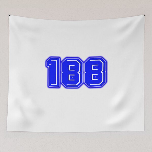 Item preview, Blue Number 188 designed and sold by sport-blue.