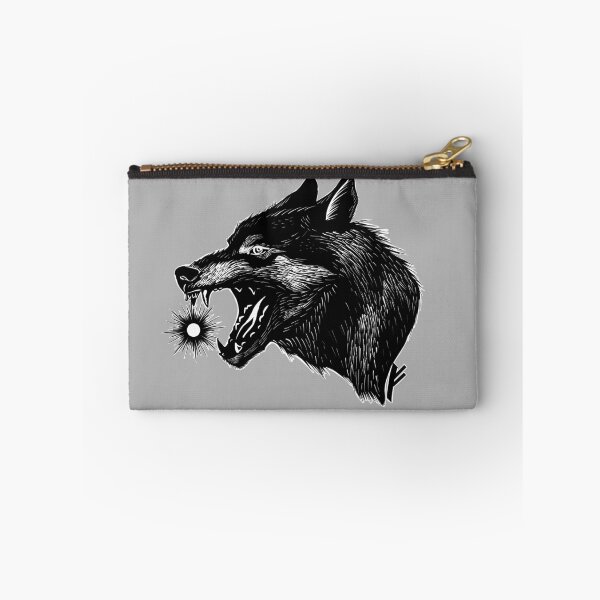 Artikelvorschau, Mythologie der Wikinger. Wolf Fenrir frisst die Sonne entworfen und verkauft von Sitenkovamary.