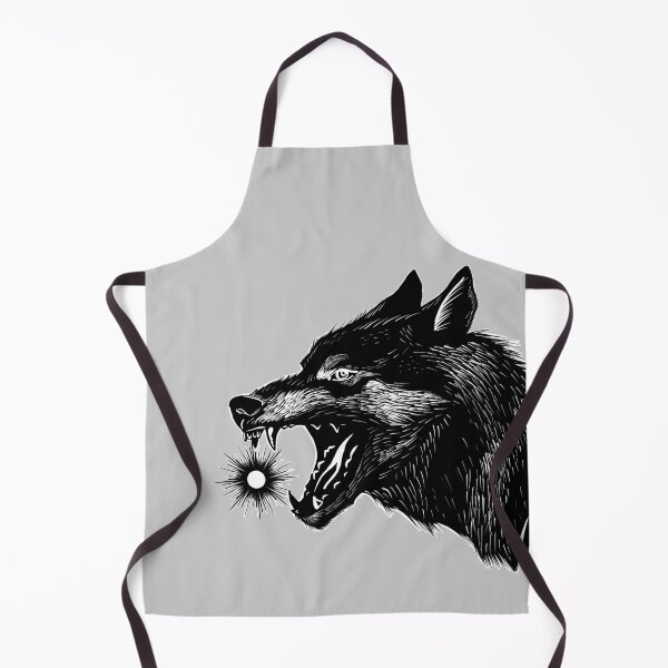 Artikelvorschau, Mythologie der Wikinger. Wolf Fenrir frisst die Sonne entworfen und verkauft von Sitenkovamary.