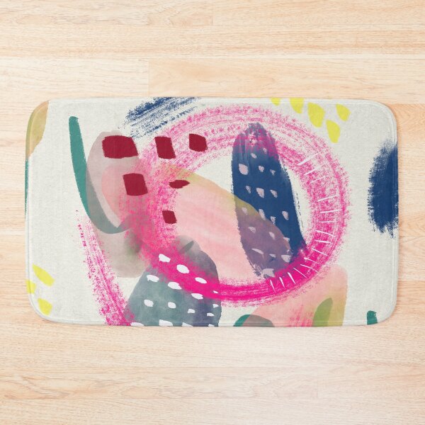 Item preview, Watercolor Abstract pink and blue design designed and sold by orangerinka.