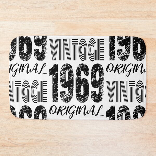 Item preview, Vintage 1969 Original distressed text on the white background designed and sold by IraNiva.