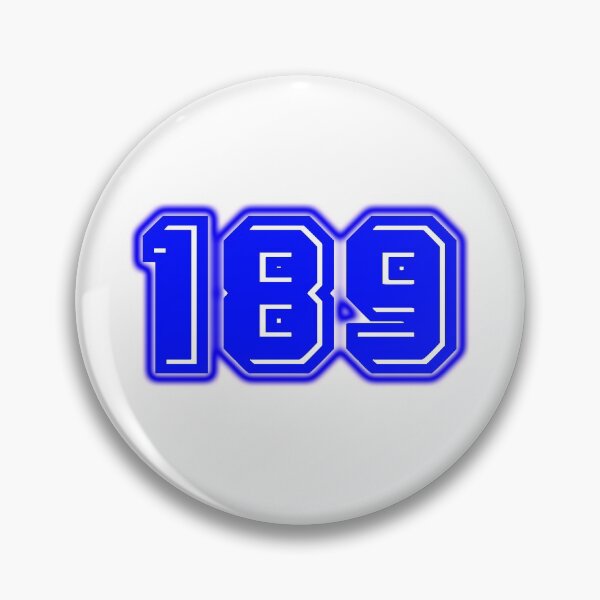 Item preview, Blue Number 189 designed and sold by sport-blue.