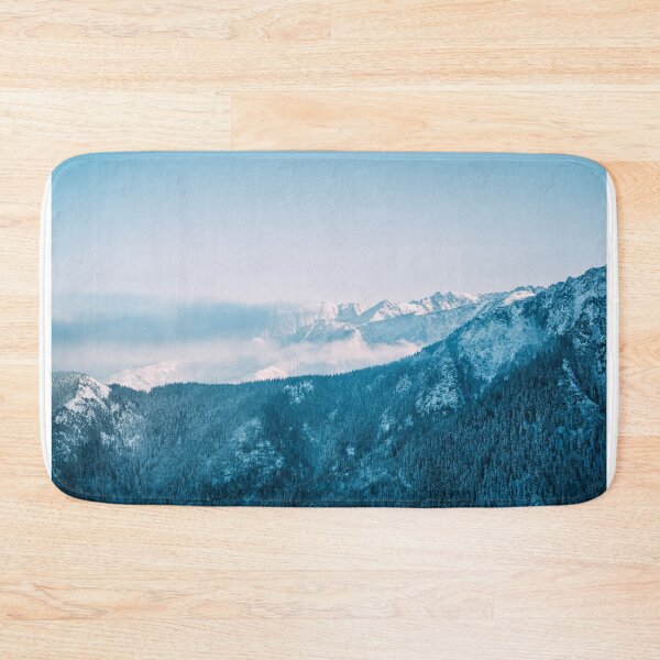 Item preview, Blue Sunset Mountains - Winter Snow Peaks designed and sold by ppolecho.
