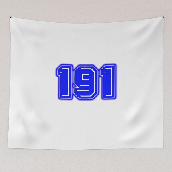Item preview, Blue Number 191 designed and sold by sport-blue.