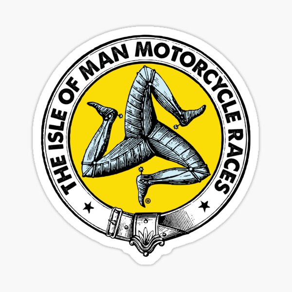 Isle of Man Motorcycle Races Sticker