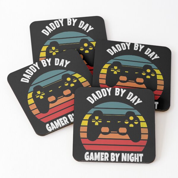 Item preview, Daddy By Day, Gamer By Night designed and sold by Denti Kanys ⭐⭐⭐⭐⭐.