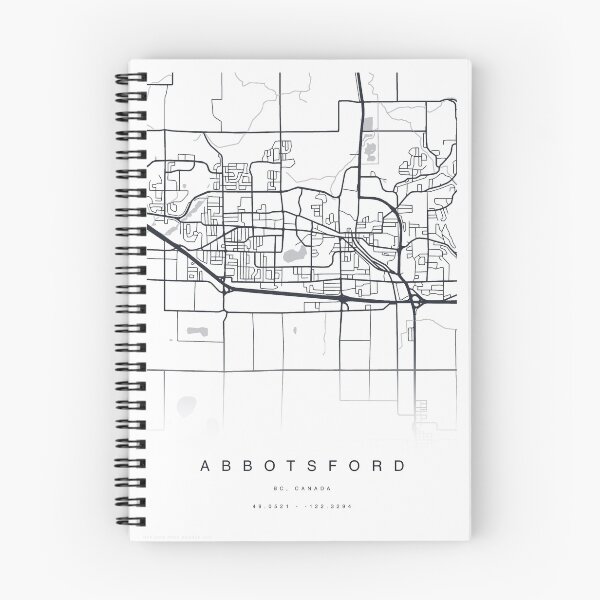 Item preview, Abbotsford, British Columbia Canada Map Poster designed and sold by TheZenSprout.