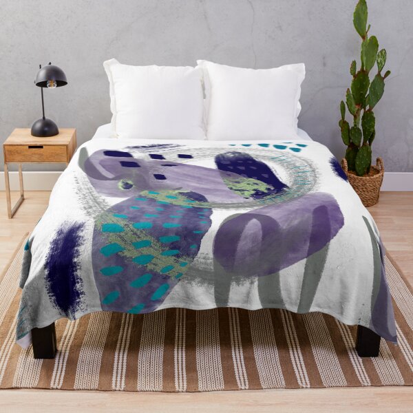 Item preview, Abstract purple and blue design designed and sold by orangerinka.