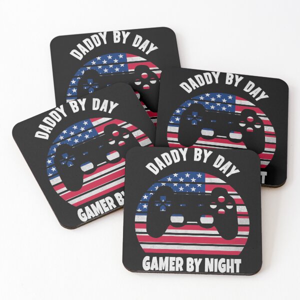 Item preview, Daddy By Day, Gamer By Night designed and sold by Denti Kanys ⭐⭐⭐⭐⭐.