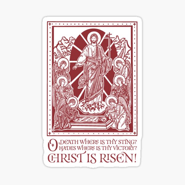 Item preview, Red Pascha with Text - The Feast of Feasts designed and sold by EkromDesigns.