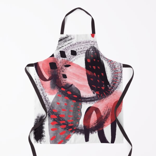 Item preview, Abstract black and red design designed and sold by orangerinka.