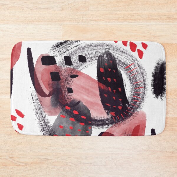 Item preview, Abstract black and red design designed and sold by orangerinka.