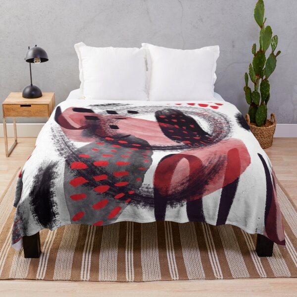 Item preview, Abstract black and red design designed and sold by orangerinka.