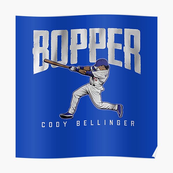 Corey Seager Poster Los Angeles Dodgers MVP Baseball Canvas