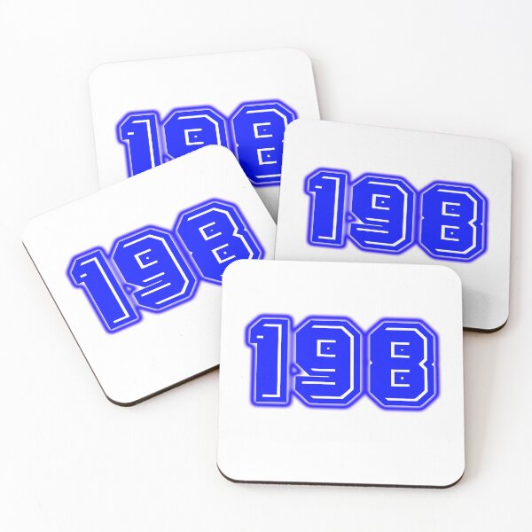 Item preview, Blue Number 198 designed and sold by sport-blue.