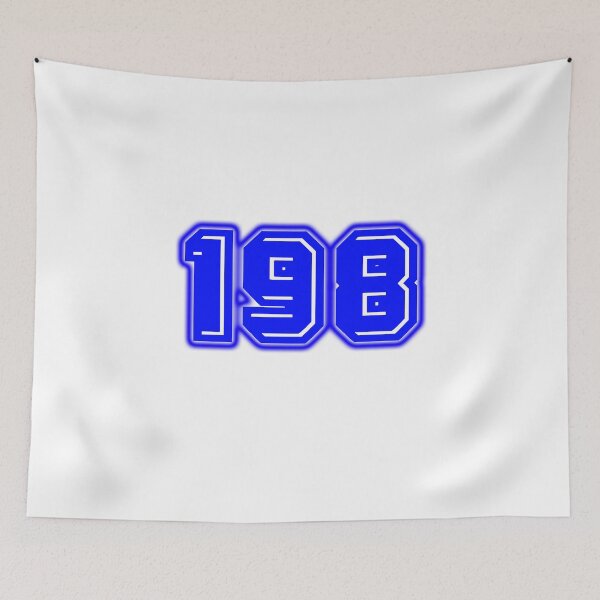 Item preview, Blue Number 198 designed and sold by sport-blue.
