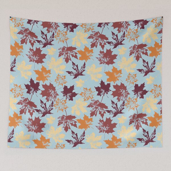 Item preview, Colored Maple Leaf Pattern, Maple Leaf Seamless Pattern, Maple Leaf designed and sold by graphic-genie.