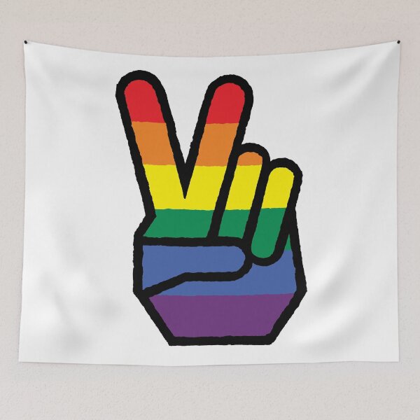 Item preview, LGBT+ Peace Symbol designed and sold by CarlFlint.