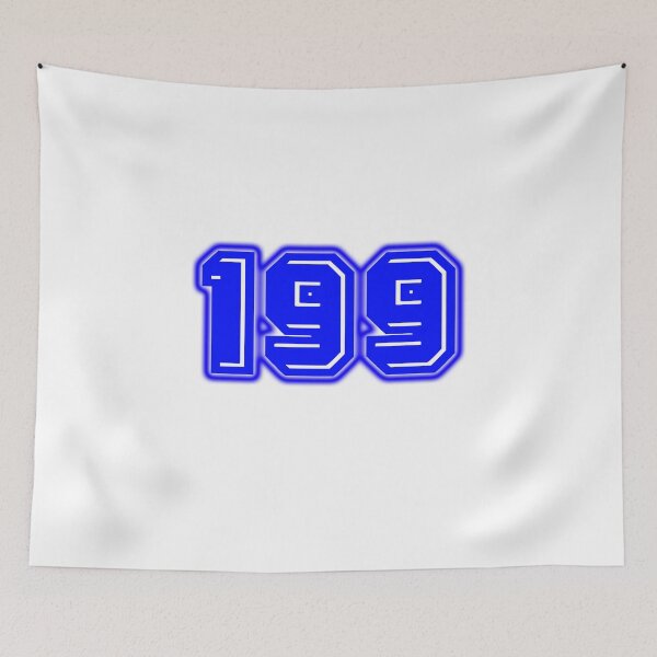 Item preview, Blue Number 199 designed and sold by sport-blue.