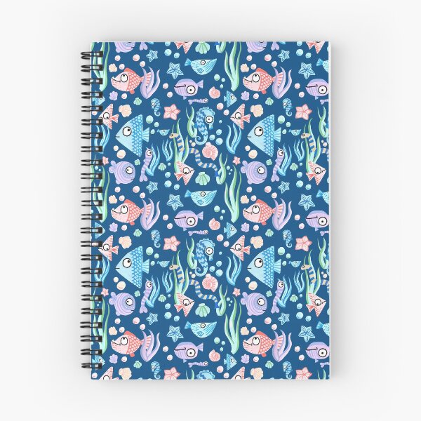 Item preview, Fishy Cute Handpainted Pattern designed and sold by Jekaterina Kotelnikova.