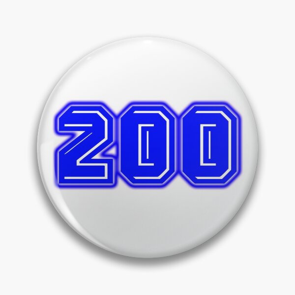 Item preview, Blue Number 200 designed and sold by sport-blue.