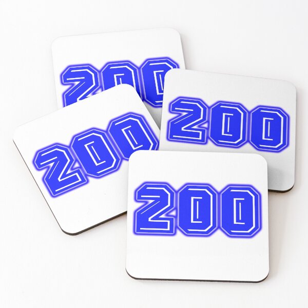 Item preview, Blue Number 200 designed and sold by sport-blue.