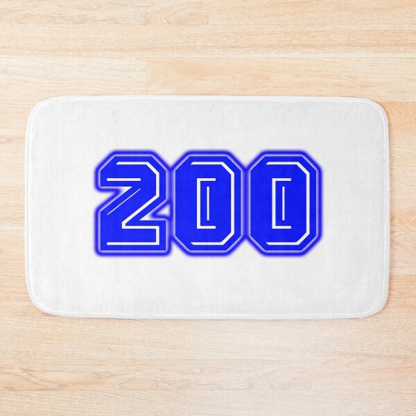 Item preview, Blue Number 200 designed and sold by sport-blue.