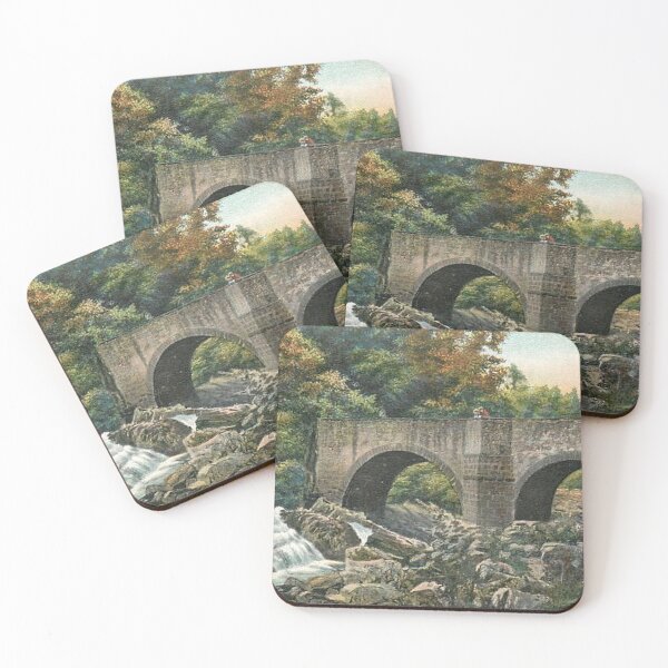 Item preview, Vintage Illustration of Bridge of Feugh, Banchory designed and sold by yourscotland.