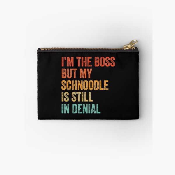 Item preview, I'm The Boss But My Schnoodle Is Still In Denial - Funny Schnoodle Dog Gift  designed and sold by Guarddogdrive.