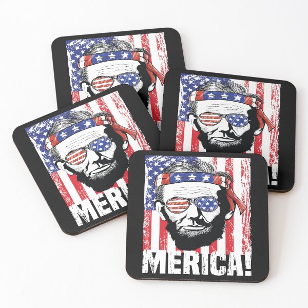 Item preview,  Abraham Lincoln Merica 4th of July American Flag Sunglasses designed and sold by clothesy7.