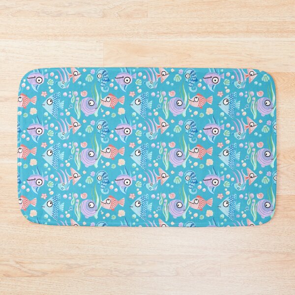 Item preview, Fishy Cute Handpainted Pattern designed and sold by Jekaterina Kotelnikova.