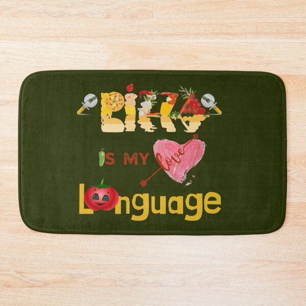 Item preview, pizza is my love language designed and sold by Eman4design.