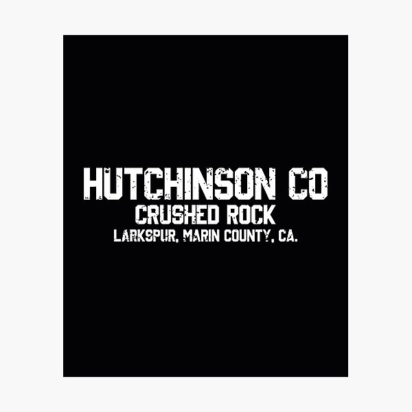 Hutchinson Co Crushed Rock Photographic Print