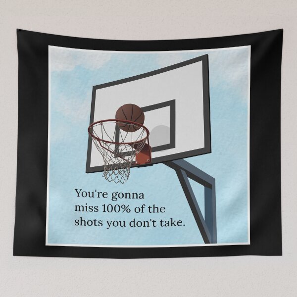 Artikelvorschau, Basketball Korb Sport Wurf Treffer Motivation Spruch entworfen und verkauft von CreatDifference.