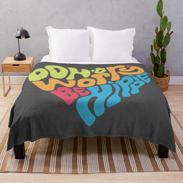 Item preview, Don't Worry Be Hippie designed and sold by MartineMeeka.