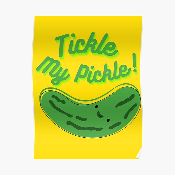 tickle-my-pickle-poster-by-wishinginkwell-redbubble