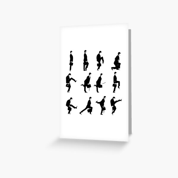 Funny Walks Greeting Card