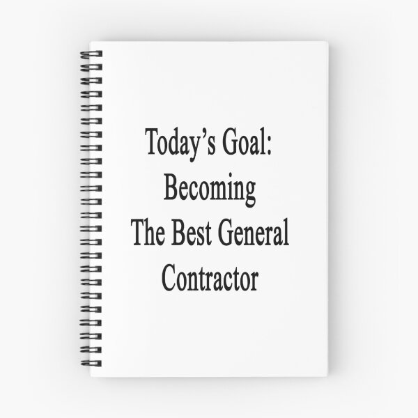 Item preview, Today's Goal: Becoming The Best General Contractor designed and sold by supernova23.