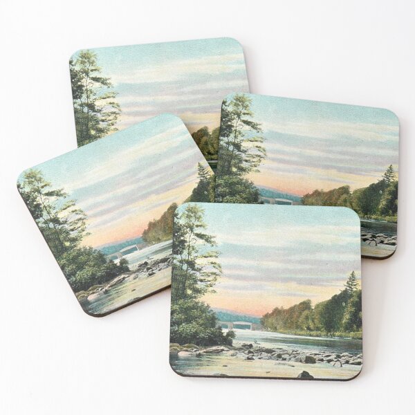 Item preview, Vintage Illustration of the meeting of the Rivers Dee & Feugh designed and sold by yourscotland.