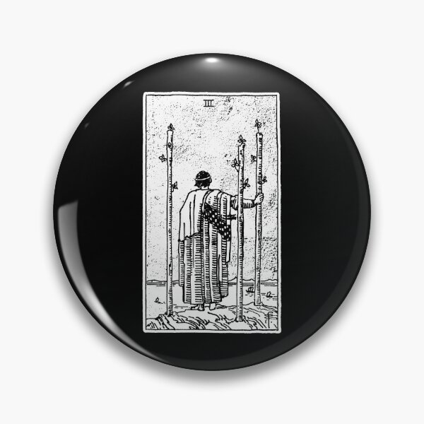 Item preview, Three of Wands - III of Wands - Tarot Card - Major Arcana - fortune telling - occult designed and sold by createdezign.