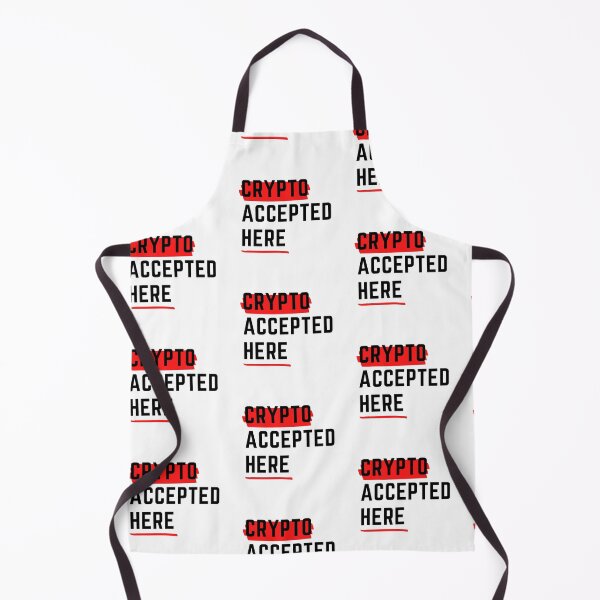 Item preview, Crypto Accepted Here designed and sold by OonaLo.