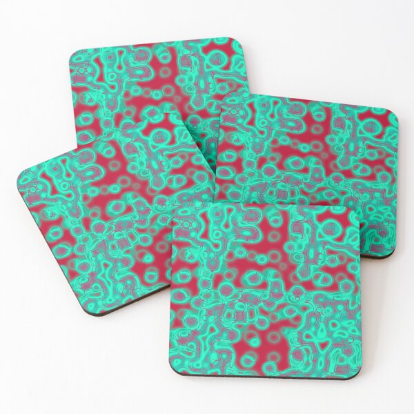 Item preview, Organic flow glow - abstract pattern designed and sold by Xdelacra.