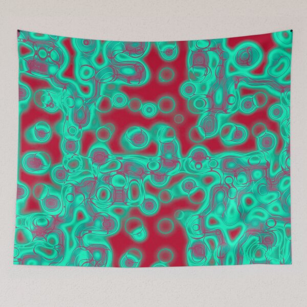 Item preview, Organic flow glow - abstract pattern designed and sold by Xdelacra.